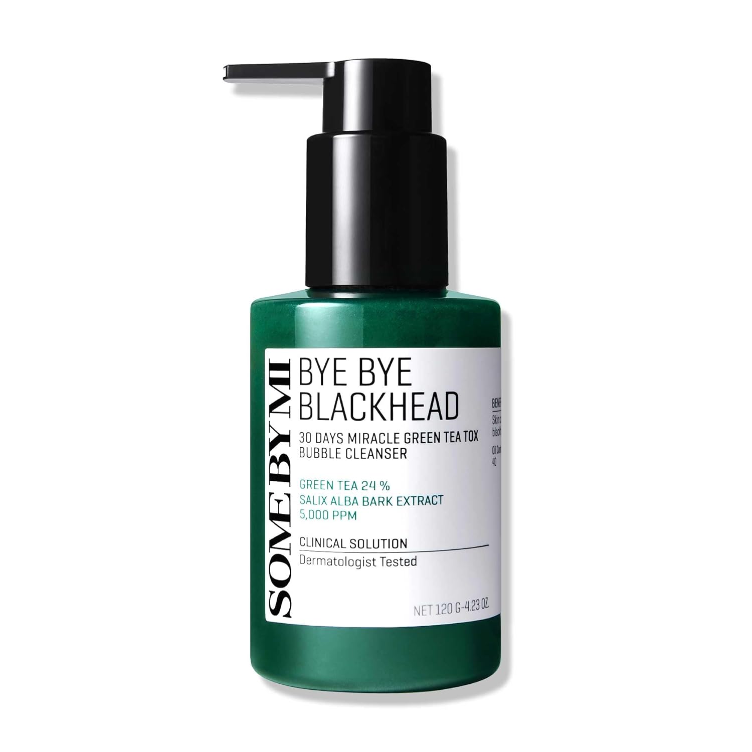 Bye Bye Blackhead Miracle Green Tea Tox Bubble Cleanser 120g