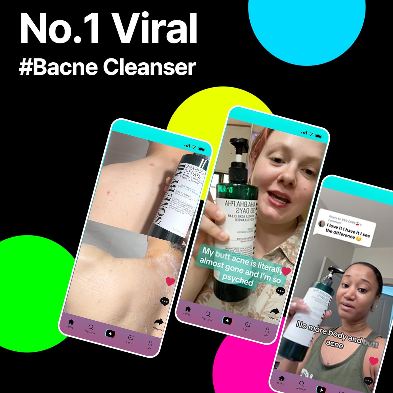 AHA-BHA-PHA 30 Days Miracle Acne Body Cleanser 400g