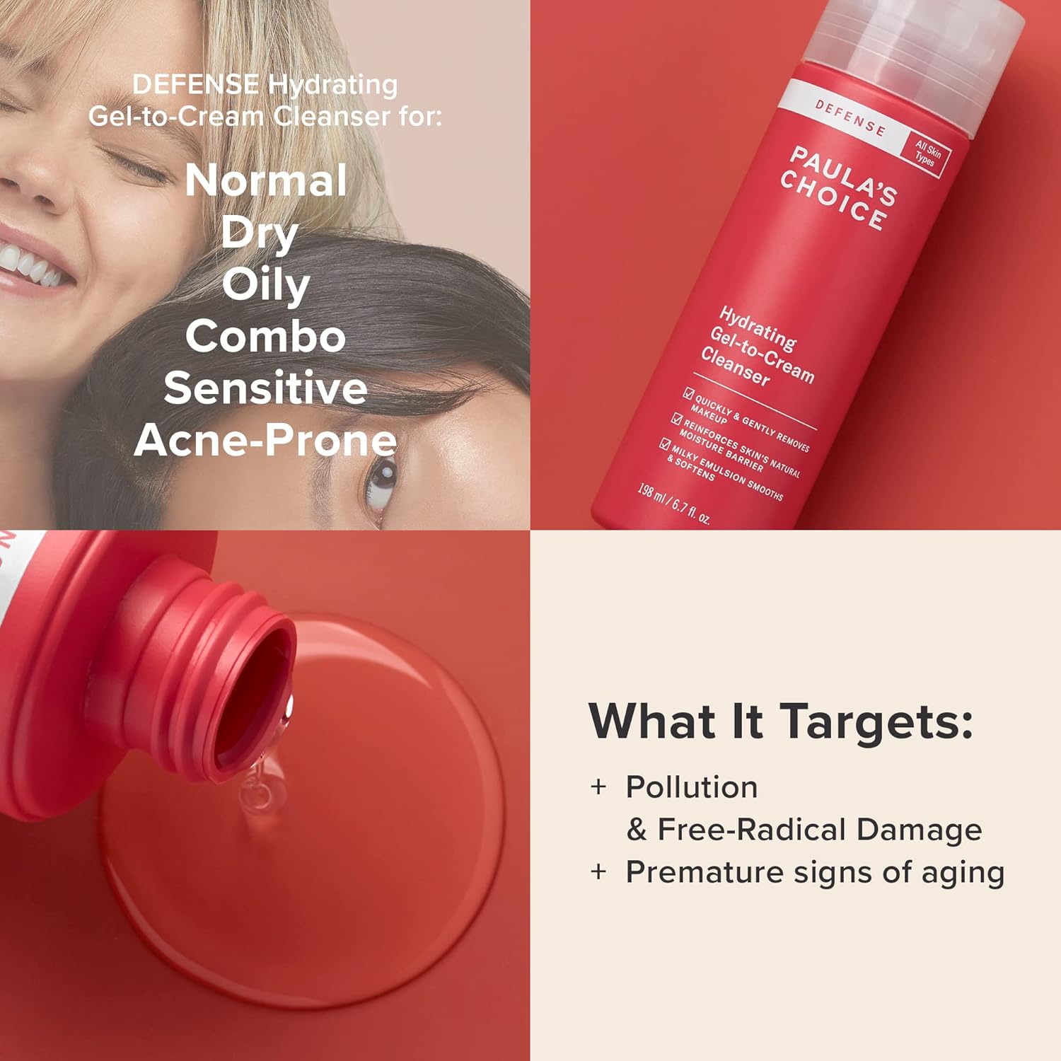 Hydrating Gel-to-Cream Facial Cleanser