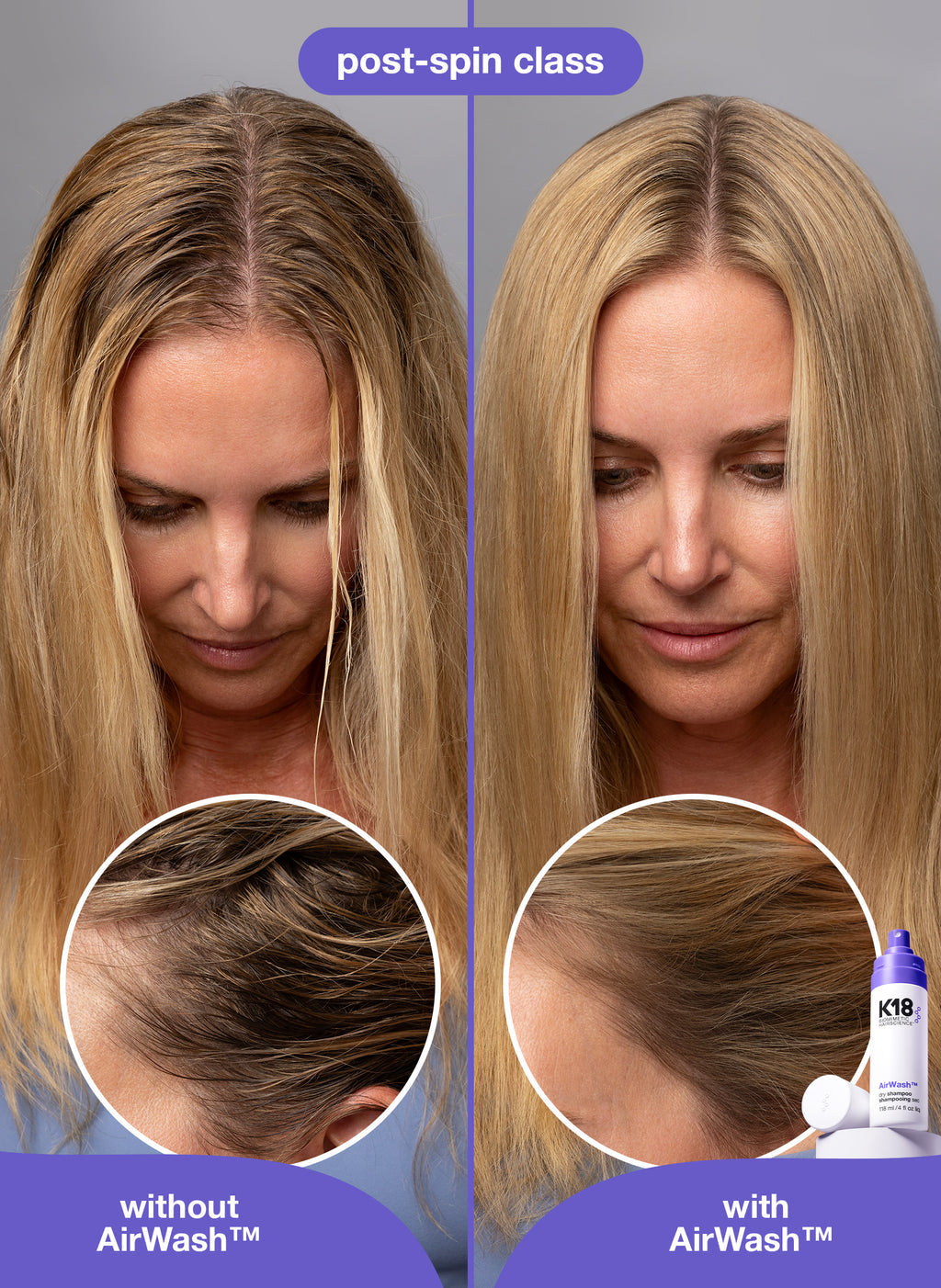 AirWash™ dry shampoo