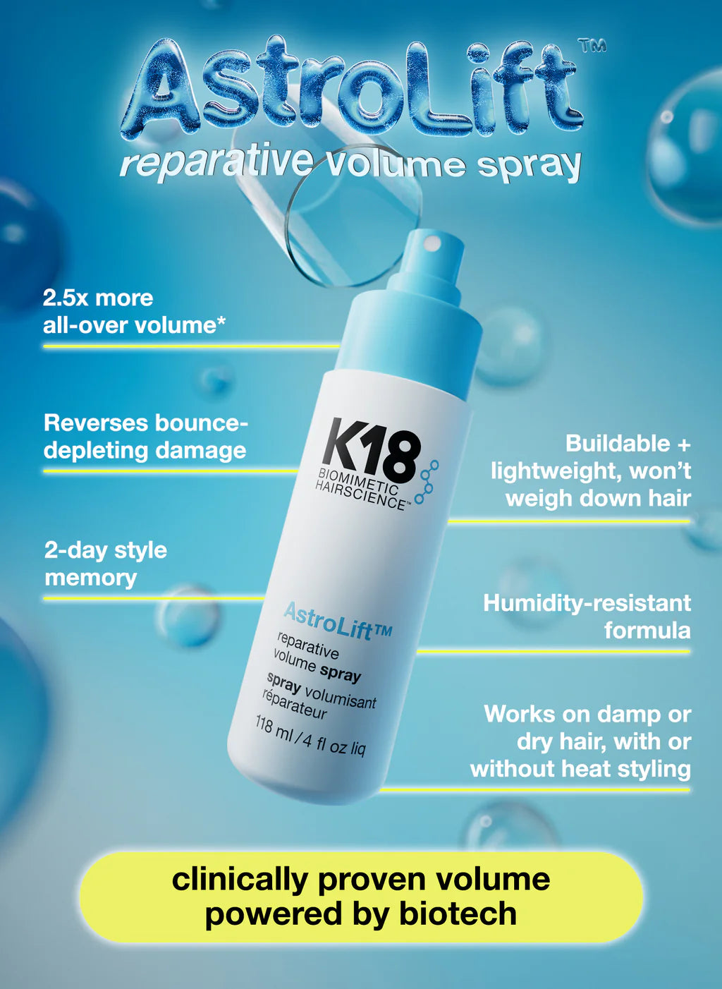 AstroLift™ reparative volume spray