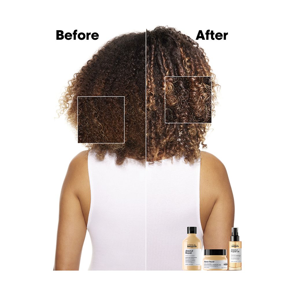 L'Oreal Professionnel Serie Expert Absolut Repair Oil 90 ML - For Dry and Damaged Hair With Wheat Protein