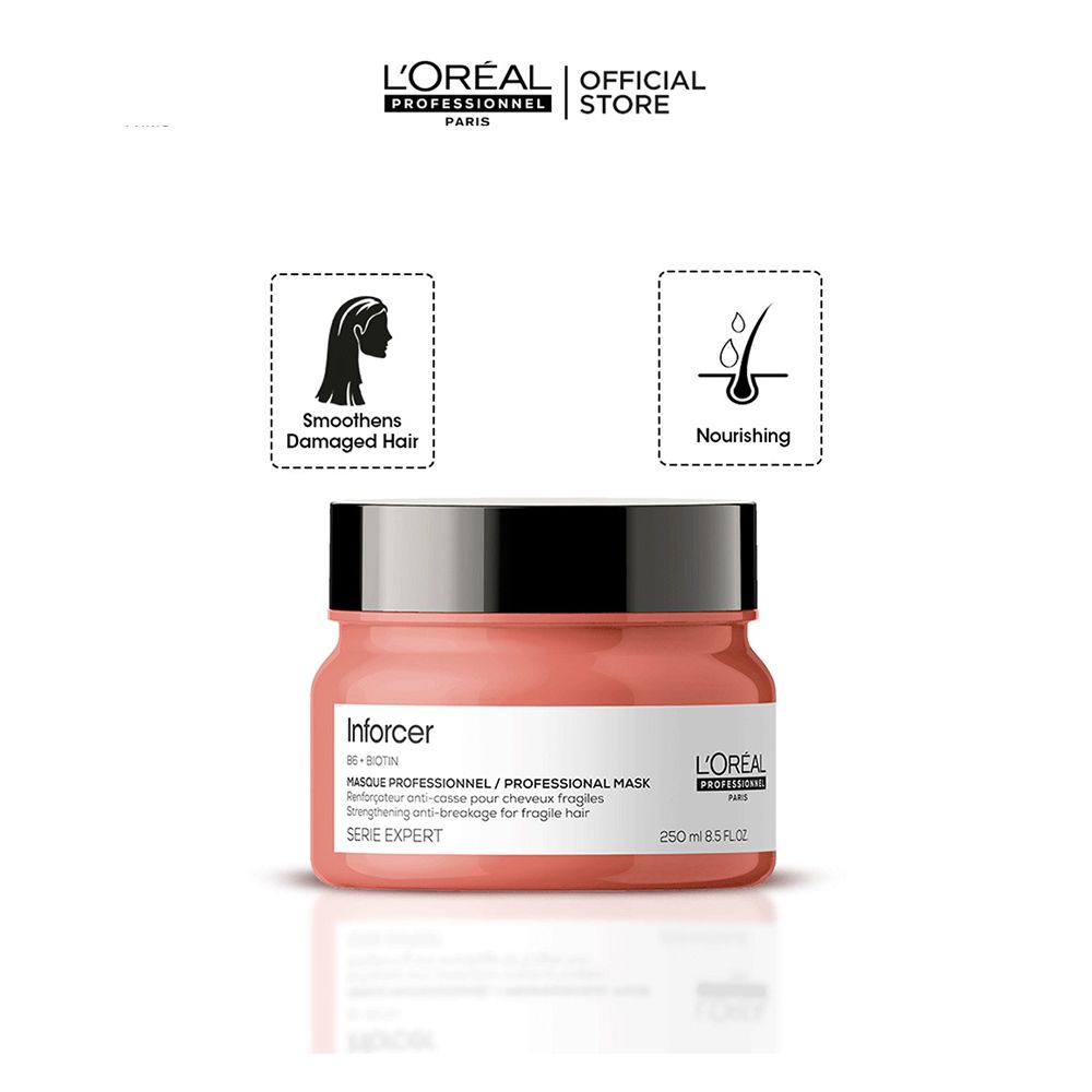 L'Oreal Professionnel Serie Expert Inforcer Mask 300 ML - For Weak & Brittle Hair With Biotin & Vitamin B6