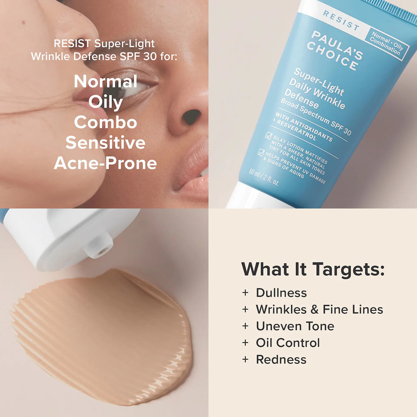 RESIST Super-Light Daily Wrinkle Defense Face Sunscreen SPF 30