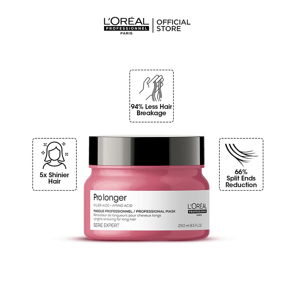 L'Oreal Professionnel Serie Expert Filler-A100 + Amino Acid Pro Longer Professional Hair Masque 250ml
